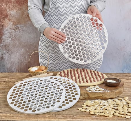 BÜYÜK - 32CM MANTI KALIBI PLASTİK (K0)