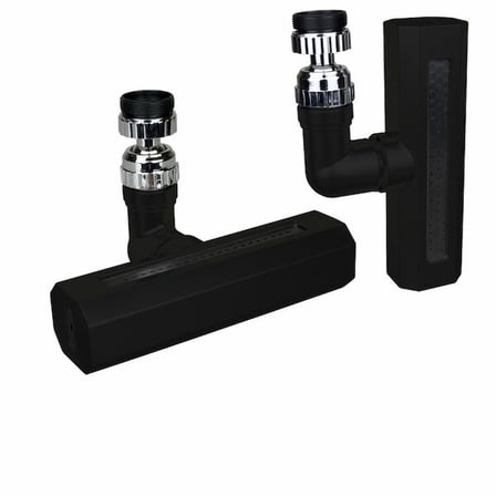 SİYAH  GENİŞ  360 DERECE DÖNEBİLENOYNAR BAŞLIK - 4 MOD  PERLATÖR ŞELALE MUSLUK UCU KTX-3288 (K0)