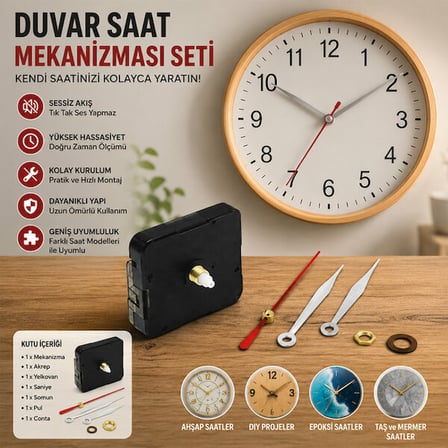 SAAT MEKANİZMA SETİ (K0)