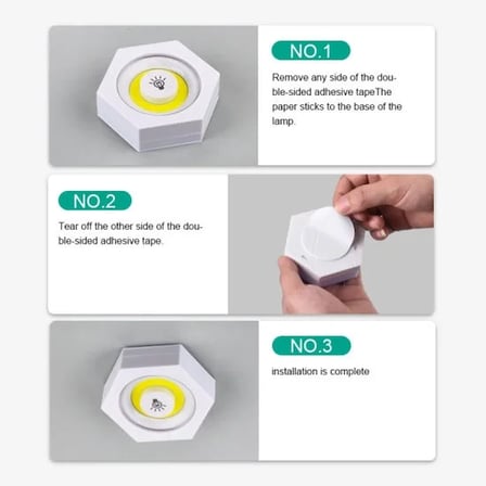Uzaktan Kumandalı Led Işık Altı Gen [3'lü Set] (K0)