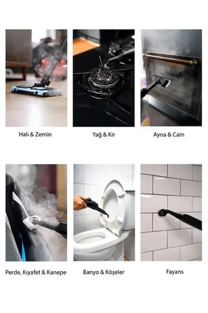 Classen Smart Çok Fonksiyonlu Güçlü Buharlı Temizleyici Makinesi (K0)