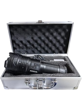 Profesyonel Zoomlu El Feneri | 60w - 7000 Lümen - 13.200 Mah - Type‑c - Metal Gövde (K0)