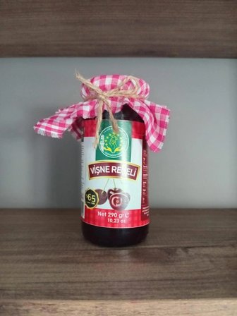 Hitit Güneşi Doğal Vişne Reçeli 290 gr ( % 65 MEYVE)