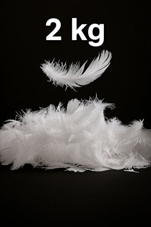 2 Kg. %100 Kaz Tüyü Dolgu Metaryeli %100 doğal