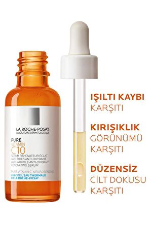 La Roche Posay Pure Vitamin C10 Serum 30 Ml-SKT:03/2026