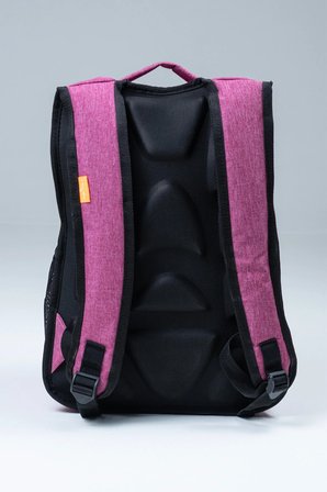 Çok Gözlü Ergonomik Sırt Çantası Su İtici Unisex Okul, Günlük ve Seyahat Çantası Pembe