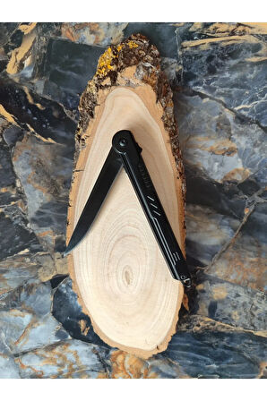 Beyefendi Çakı – 21 cm Siyah Metal Kabze