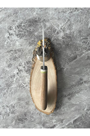 Lineer Destekli Pukko Tarzı El Yapımı Kamp & Av Bıçağı