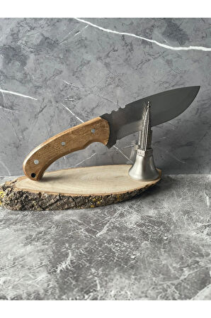 El Yapımı Ceviz Kabzeli Premium Kamp & Av Bıçağı