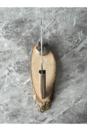 El Yapımı Ceviz Kabzeli Kamp & Av Bıçağı – Kılıflı ve Özel Tasarım!