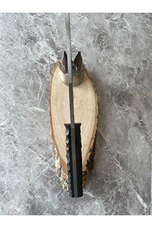 CK75 Çelik Kamp & Av Bıçağı – Siyah Kompakt Kabze, Özel Kılıflı, 31 cm