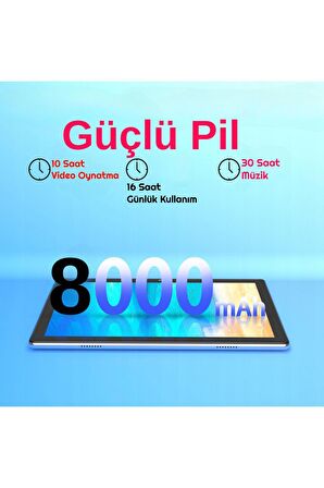 Şıktek Sprange Vasoun L10tb 10,1" Ekran 6gb 128gb Dahili Hafıza 4,5g Sim Kart Pc Tablet Arama Özellikli L10TB