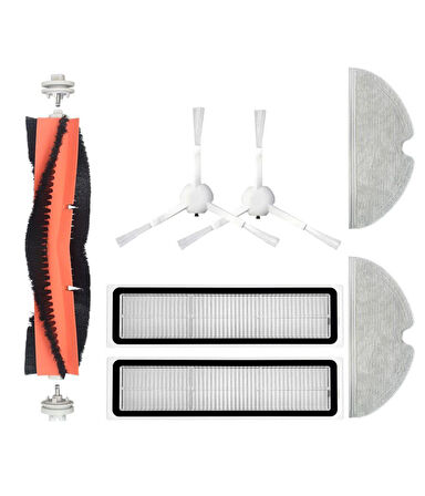 Dreame L10 Pro Beyaz Uyumlu Yedek Fırça Hepa Filtre Mop Seti-7 Parça