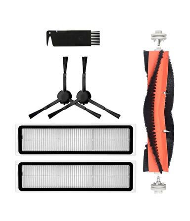 Dreame L10 Siyah Uyumlu Yedek Mopsuz Fırça Hepa Filtre Seti-6 Parça