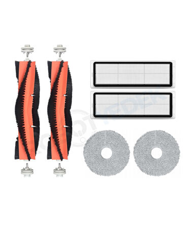 Dreame L10S Pro Gen 2 Uyumlu Yedek Fırça Hepa Filtre Mop Seti-6 Parça