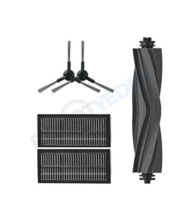 Dreame L10S Pro Ultra Head Mopsuz Kauçuk Fırça Hepa Filtre Seti-5 Parça