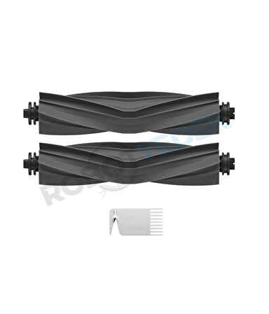 Dreame L10S Pro Ultra Kauçuk Ana Fırça ve Temizleme Tarağı-3 Parça