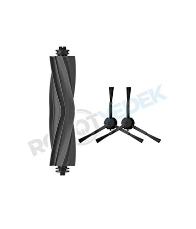Dreame L10S Pro Ultra Kauçuk Ana Fırça ve Yan Fırça-3 Parça