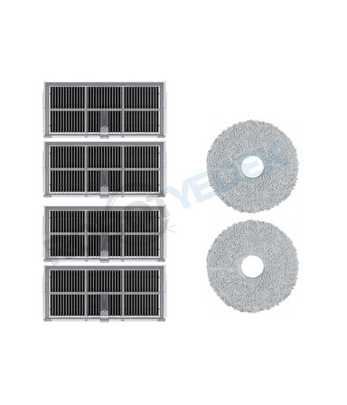 Dreame L10S Pro Ultra Head Hepa Filtre ve Mop-6 Parça