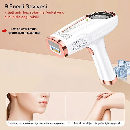 TF Epilasyon Cihazı / IPL Buz Lazer Epilasyon Cihazı  999.999 Atım TF-002