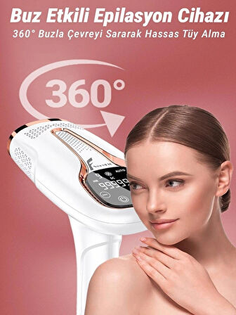 TF Epilasyon Cihazı / IPL Buz Lazer Epilasyon Cihazı  999.999 Atım TF-002