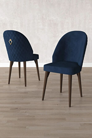 Milas Barok Desen 80x132 MDF Açılabilir Yemek Masası Takımı 4  Sandalye
