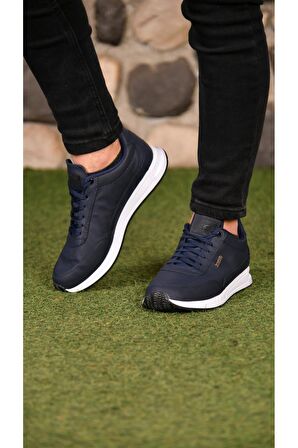 Şık Tasarım Bağcıklı Hafif Günlük Yürüyüş Rahat Taban Casual Sneaker Spor Ayakkabı