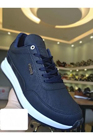 Şık Tasarım Bağcıklı Hafif Günlük Yürüyüş Rahat Taban Casual Sneaker Spor Ayakkabı