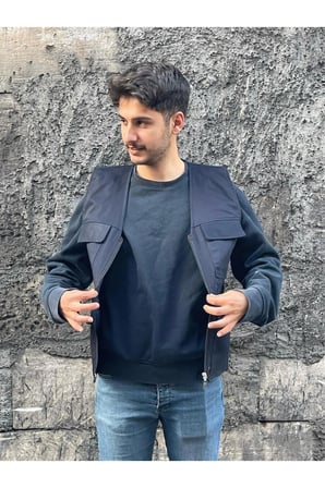Erkek Yazlık Keten Kumaş Avcı Yelek Çok Cepli 7 Cep Beden tablosuna göre sipariş veriniz.