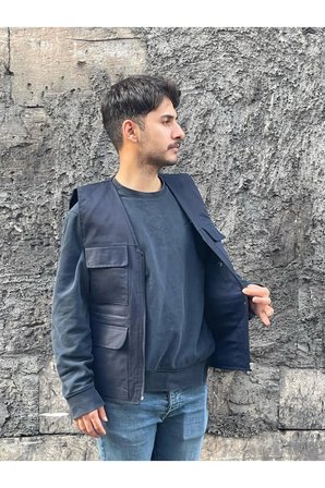 Erkek Yazlık Keten Kumaş Avcı Yelek Çok Cepli 7 Cep Beden tablosuna göre sipariş veriniz.