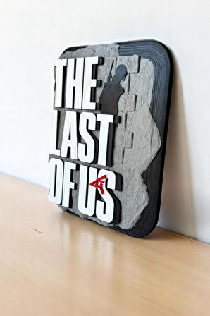 The Last of Us – 3D Duvar Dekoru 17.5 CM yüksekliginde Logo Figür Premium Koleksiyon Parça