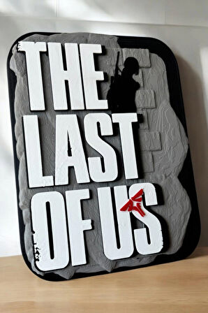 The Last of Us – 3D Duvar Dekoru 17.5 CM yüksekliginde Logo Figür Premium Koleksiyon Parça
