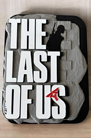 The Last of Us – 3D Duvar Dekoru 17.5 CM yüksekliginde Logo Figür Premium Koleksiyon Parça