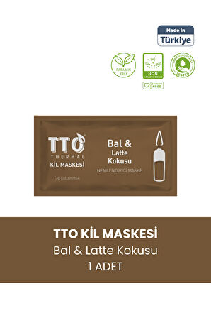 TTO Thermal Kil Maskesi Bal Ve Latte Kokusu Nemlendirici Maske 1 Adet 