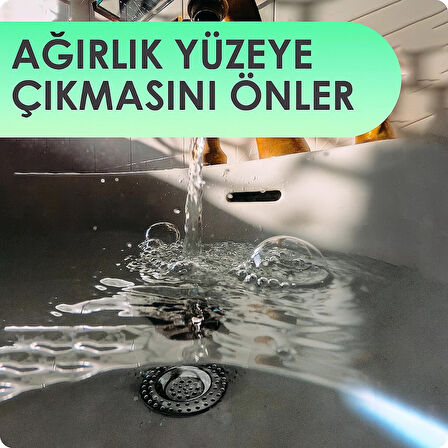 8'li 304 Paslanmaz Çelik Lavabo Süzgeci Seti | Gider Tıkanıklığı Önleyici Filtre Aparatı