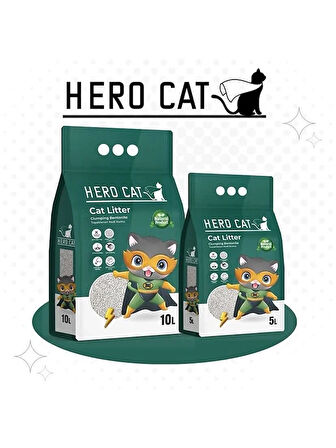 Hero Cat Lavantalı Bentonit Kedi Kumu 5 lt