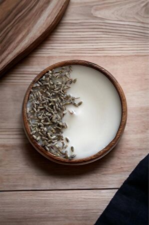 Lavanta Esanslı Kokulu Vegan Soya Wax Mum PARAFİN İÇERMEZ