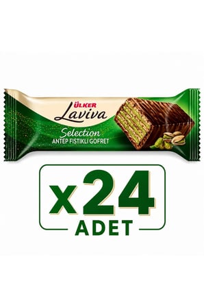Ülker Laviva Selection Antep Fıstıklı Gofret (45 g) x24 adet