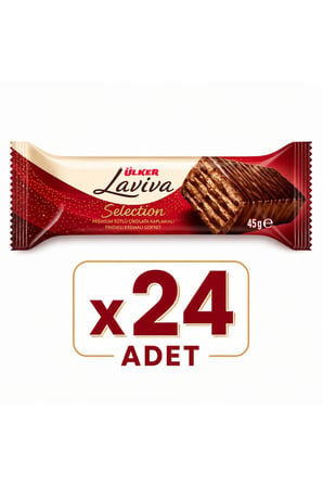 Ülker Laviva Selection Sütlü Çikolatalı Gofret (45 g) x24 adet