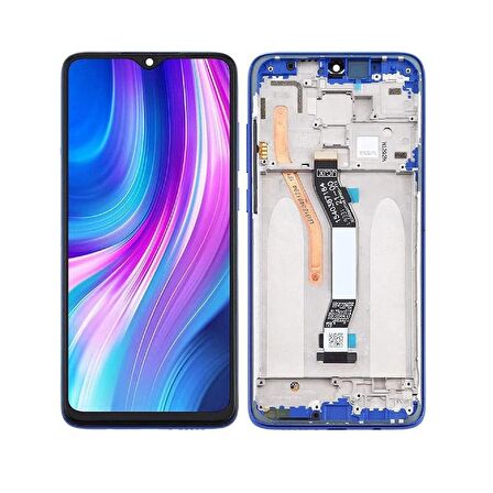 Xiaomi Redmi Note 8 Pro TEK SİMLİ ile Uyumlu LCD Ekran Dokunmatik Çıtalı