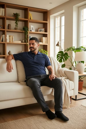 Erkek  Polo Yaka Tişört Likralı Pike Kumaş Terletmez Günlük Şık