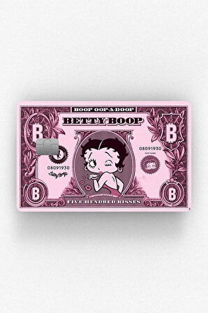 Betty Boop Çipli/çipsiz Kart Stickerı Kaplama