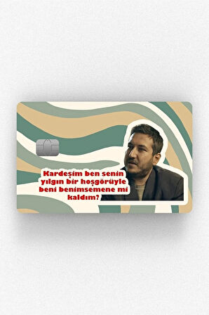 Gibi Yılmaz Yılgın Hoşgörü Çipli/çipsiz Kart Stickerı Kaplama