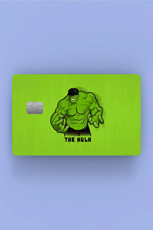 Hulk Açık Yeşil Kredi Kartı Sticker Kaplama