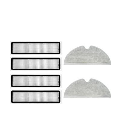 Xiaomi Trouver Finder LDS Uyumlu Yedek Hepa Filtre ve Mop-6 Parça