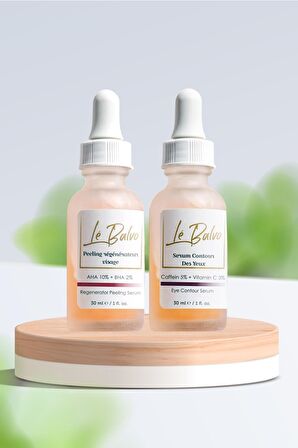 Le Balvo Cilt Tonu Eşitleme Serum & Göz Altı Morluk Karşıtı Serum  2x30 ml 