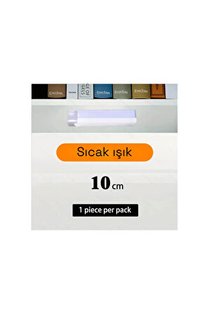 LED - Hareketlere Duyarlı Sensörlü Lamba, Dolap Işığı, Manyetik Şarjlı