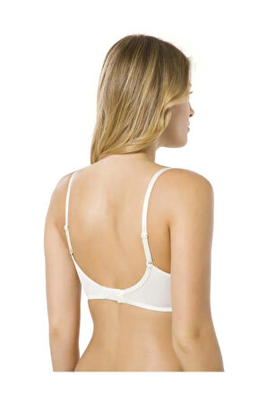Kadın Ekru Jasmin Desteksiz Dolgusuz Sütyen 9600