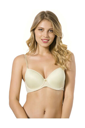 Kadın Krem Desteksiz Soft Mikro Sütyen