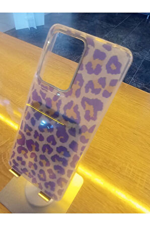 Xiaomi Redmi  Note 12 Pro 5G Leopar Desen Hologramlı Kılıf Darbe Korumalı Kapak